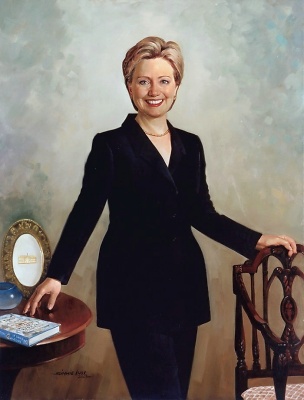 hillary Clinton by Simmie Knox