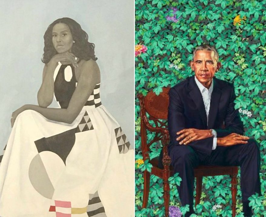 Obama Portraits Both